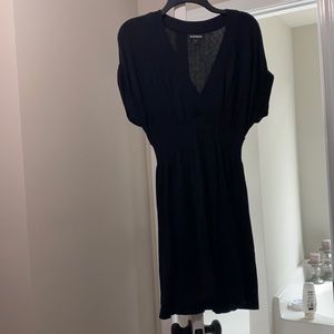 Small black express sweater dress